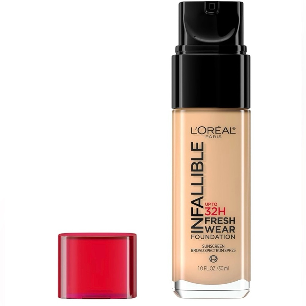 L'Oreal Infallible 32 Hour Lightweight Foundation, 440 Natural Rose, 1 Oz, NEW